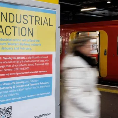 Ріші Сунак розчарований тим, що новий закон про страйк на залізничному транспорті не використовується, каже № 10