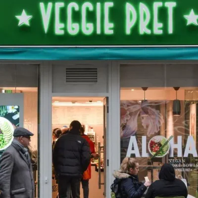 Pret a Manger перетворює кілька останніх точок продажу вегетаріанської продукції