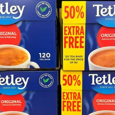 Tetley щодня контролює запаси чаю