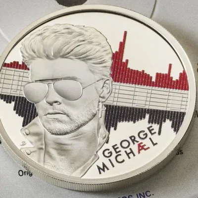 Монета Джорджа Майкла, представлена ​​Королівським монетним двором