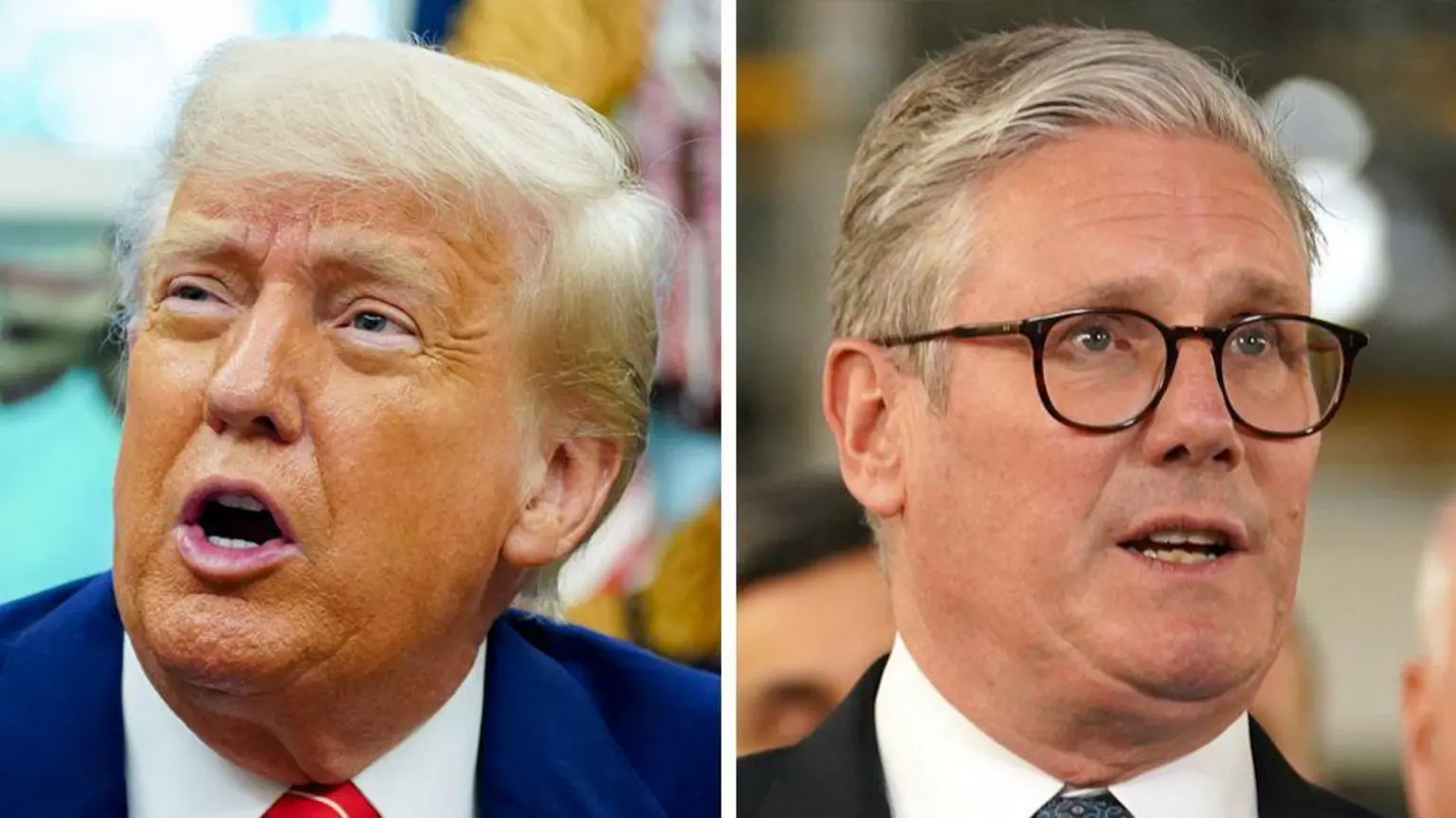 Картина розділена між Дональдом Трампом і Кіром Стармером