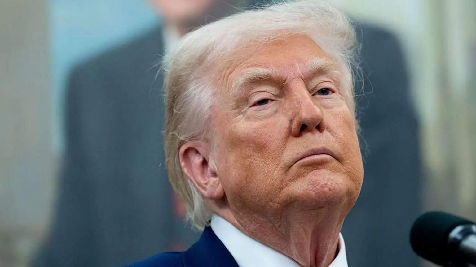 Президент США Дональд Трамп виступає на прес-конференції