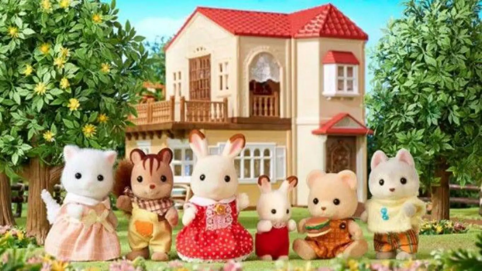 Персонажі Sylvanian Families поза домом