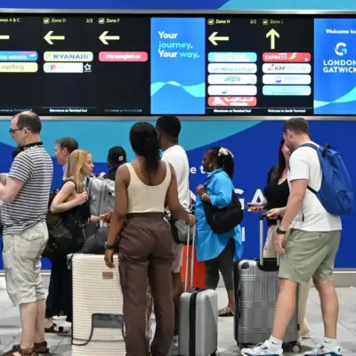 Контролери багажу Gatwick страйкують у святкові дні