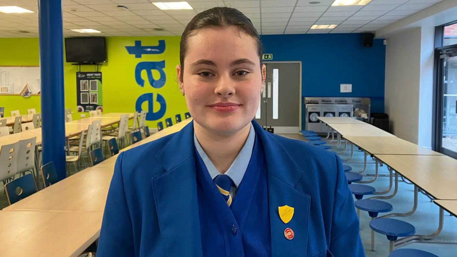 Ханна Кеннеді стурбована тим, що її однокласники можуть не мати змоги дозволити собі шкільні обіди.