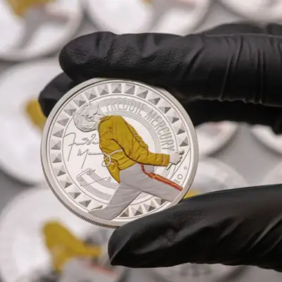 Фредді Мерк’юрі вшановано на колекційній монеті Королівського монетного двору