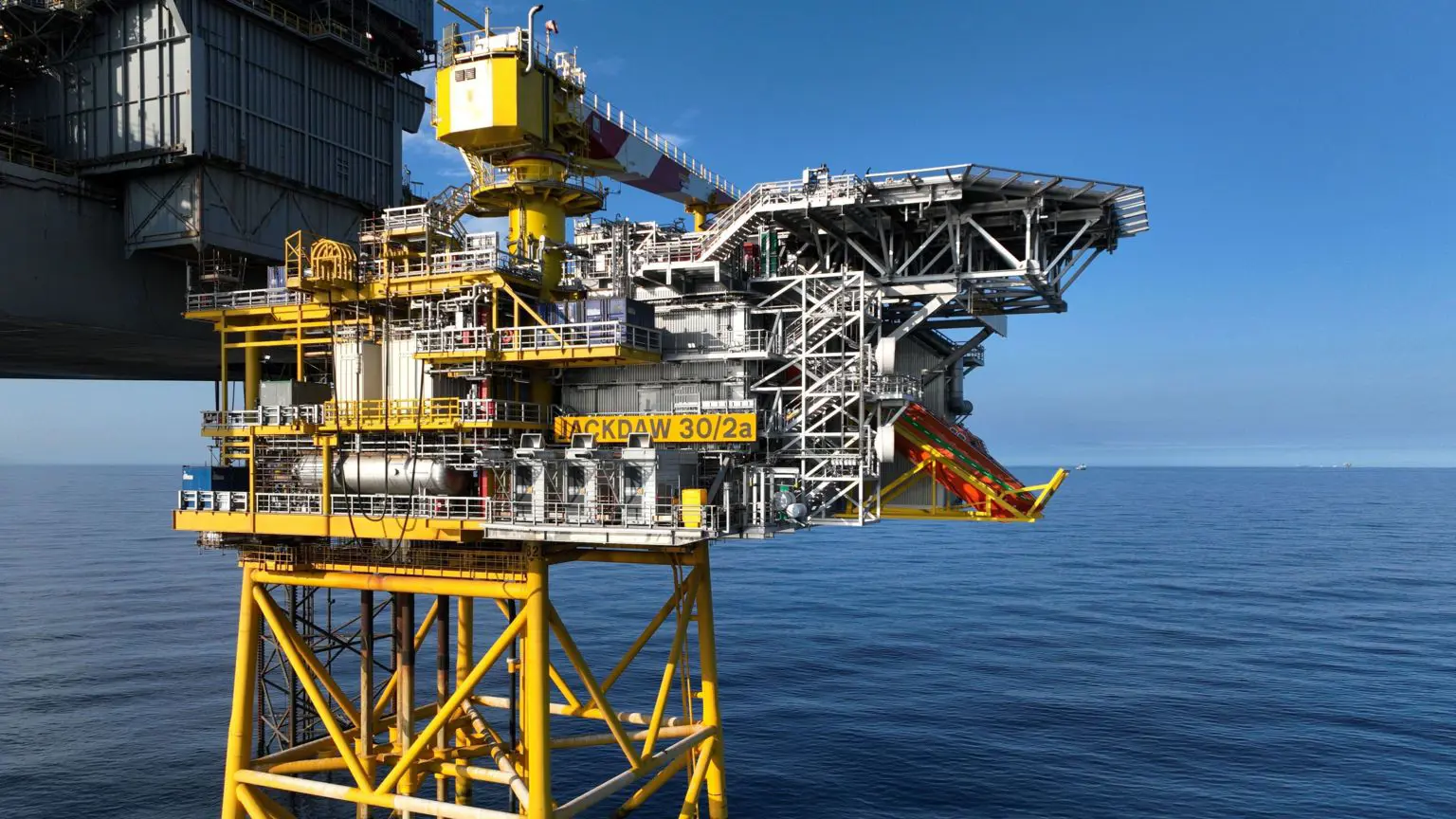 Газова платформа та бурова установка «Джакдо» розташовані на схід від Абердина в Північному морі.